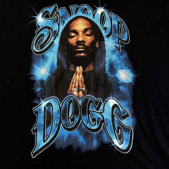 Snoop Dogg Supply T-Shirt Mens Large Praying Hands Rapper Blunt Hip Hop Graffiti - Picture 2 of 7